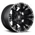 FUEL D569 VAPOR MATTE BLACK DOUBLE DARK TINT 6x135/139.7 18R 9 106.1 -13