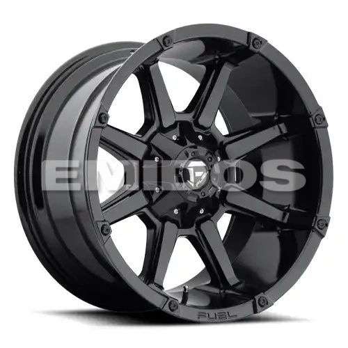 FUEL D575 COUPLER GLOSS BLACK 6x135/139.7 18R 9 106.1 19