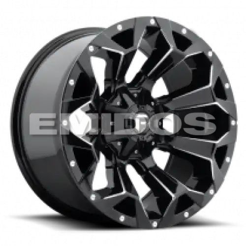 FUEL D576 ASSAULT GLOSS BLACK MILLED 6x135/139.7 17R 9 106.1 2