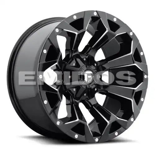 FUEL D576 ASSAULT GLOSS BLACK MILLED 6x135/139.7 20R 10 106.1 -18