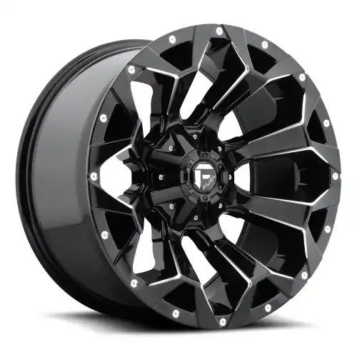 FUEL D576 ASSAULT GLOSS BLACK MILLED 8x165.1 20R 9 125.1 20