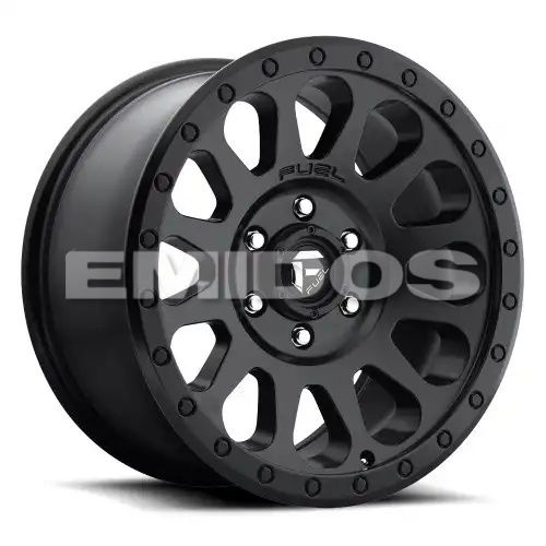 FUEL D579 VECTOR MATTE BLACK 6x139.7 17R 8.5 108 7