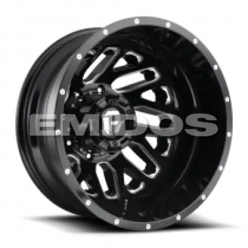 FUEL D581 TRITON GLOSS BLACK MILLED 8x165.1 20R 8.25 121.5 -265