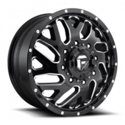 FUEL D581 TRITON GLOSS BLACK MILLED 8x200 20R 8.25 142 105