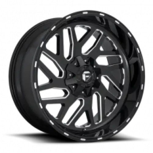 FUEL D581 TRITON GLOSS BLACK MILLED 6x135/139.7 22R 12 106.1 -43