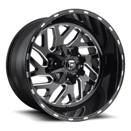 FUEL D581 TRITON GLOSS BLACK MILLED 8x170 24R 12 125.1 -44