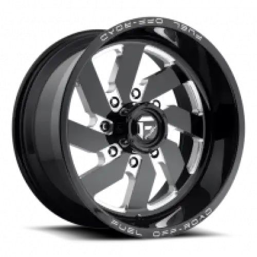 FUEL D582 TURBO GLOSS BLACK MILLED 8x165.1 20R 12 125.1 -43