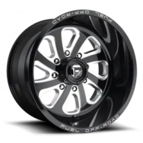 FUEL D587 FLOW GLOSS BLACK MILLED 8x165.1 20R 10 125.1 -18