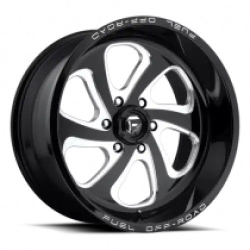 FUEL D587 FLOW GLOSS BLACK MILLED 6x135 20R 9 87.1 20