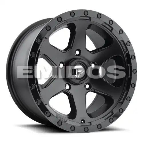 FUEL D589 RIPPER MATTE BLACK GLOSS BLACK LIP 6x135 20R 9 87.1 20