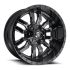 FUEL D595 SLEDGE GLOSS BLACK MILLED 8x180 20R 10 124.2 -18