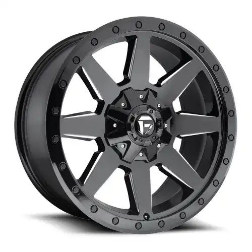 FUEL D597 WILDCAT GLOSS BLACK MILLED 8x170 20R 10 125.1 -18