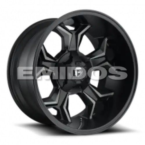 FUEL D605 AVENGER MATTE BLACK DOUBLE DARK TINT 5x114.3/127 20R 9 78.1 1