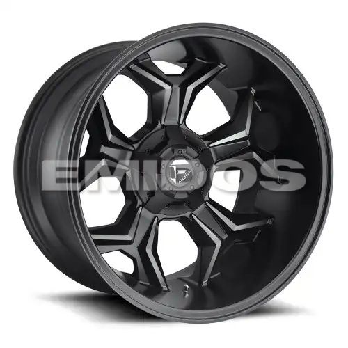 FUEL D605 AVENGER MATTE BLACK DOUBLE DARK TINT 5x139.7/150 20R 9 110.1 1