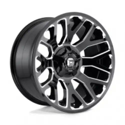 FUEL D607 WARRIOR GLOSS BLACK MILLED 8x165.1 20R 9 125.1 20