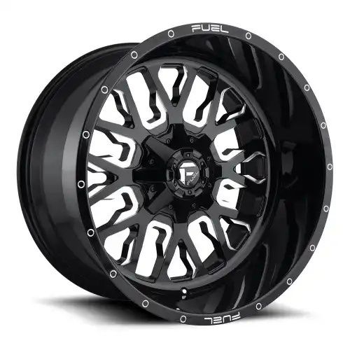 FUEL D611 STROKE GLOSS BLACK MILLED 5x114.3/127 18R 9 78.1 -12