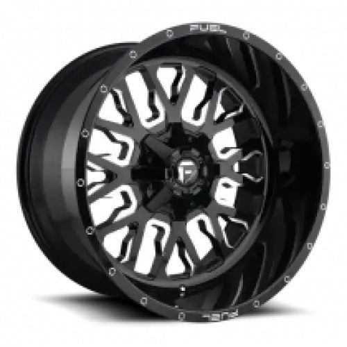 FUEL D611 STROKE GLOSS BLACK MILLED 8x170 24R 14 125.1 -75