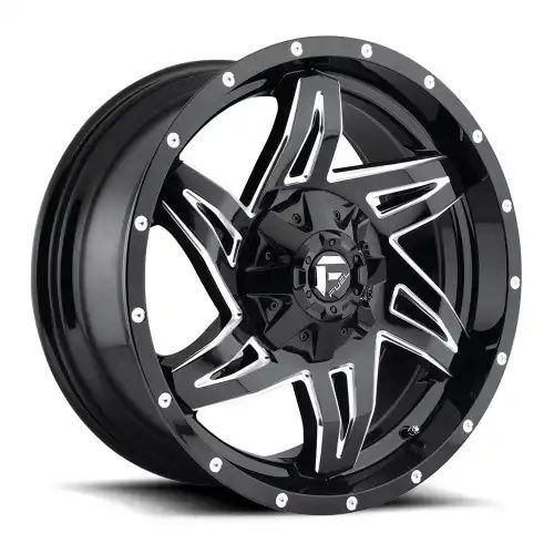 FUEL D613 ROCKER GLOSS BLACK MILLED 6x135/139.7 20R 9 106.1 1