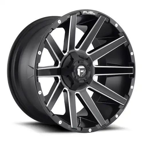 FUEL D616 CONTRA MATTE BLACK MILLED 6x135/139.7 20R 9 106.1 20