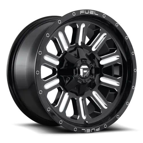 FUEL D620 HARDLINE GLOSS BLACK MILLED 6x135/139.7 20R 9 106.1 19