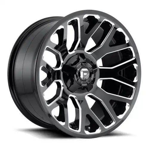 FUEL D623 WARRIOR GLOSS BLACK MILLED 5x139.7/150 20R 9 110.1 1
