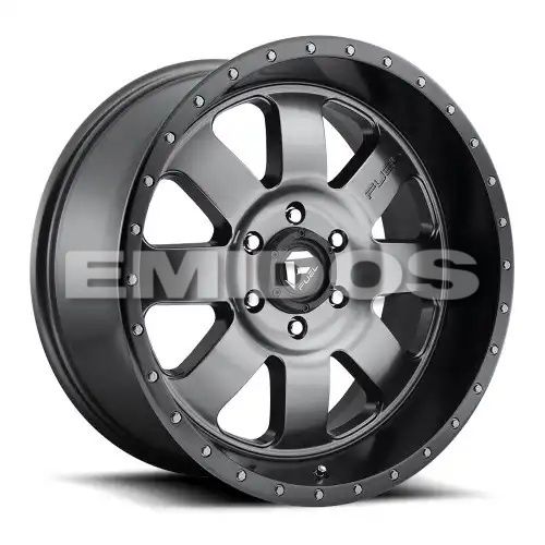 FUEL D628 BAJA MATTE GUN METAL BLACK LIP 6x139.7 20R 9 108 20