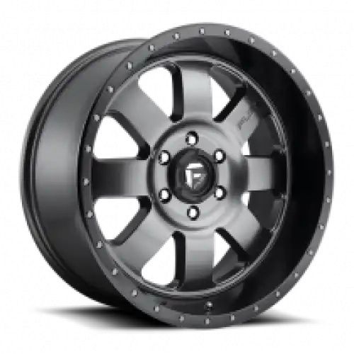 FUEL D628 BAJA MATTE GUN METAL BLACK LIP 6x135 20R 9 87.1 20