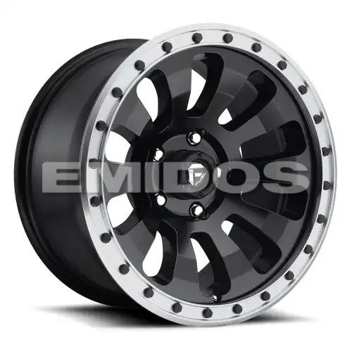 FUEL D629 TACTIC MATTE BLACK MACHINED RING 5x127 18R 9 78.1 1