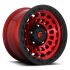 FUEL D632 ZEPHYR CANDY RED BLACK BEAD RING 8x180 18R 9 124.2 -12