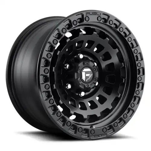 FUEL D633 ZEPHYR MATTE BLACK 5x150 17R 9 110.1 1