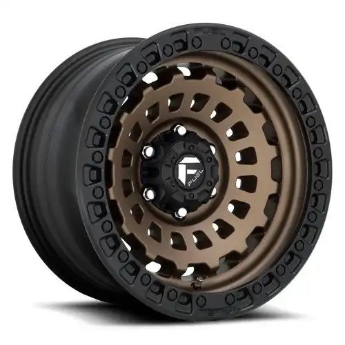 FUEL D634 ZEPHYR MATTE BRONZE BLACK BEAD RING 8x170 17R 9 125.1 -12