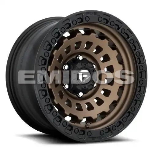 FUEL D634 ZEPHYR MATTE BRONZE BLACK BEAD RING 6x139.7 17R 9 106.1 -12