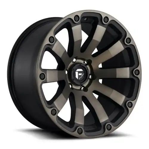 FUEL D636 DIESEL MATTE BLACK DOUBLE DARK TINT 6x135 20R 9 87.1 20