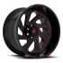 FUEL D638 VORTEX GLOSS BLACK RED TINTED CLEAR 5x139.7 20R 10 87.1 -18