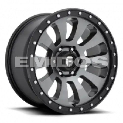 FUEL D648 TACTIC MATTE GUN METAL BLACK BEAD RING 5x127 18R 9 71.5 20