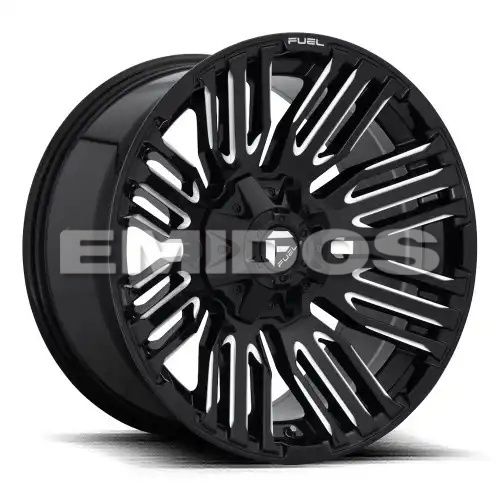FUEL D649 SCHISM GLOSS BLACK MILLED 6x135/139.7 20R 9 106.1 2