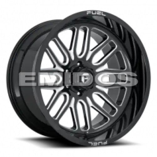 FUEL D662 IGNITE GLOSS BLACK MILLED 8x165.1 22R 12 125.1 -43
