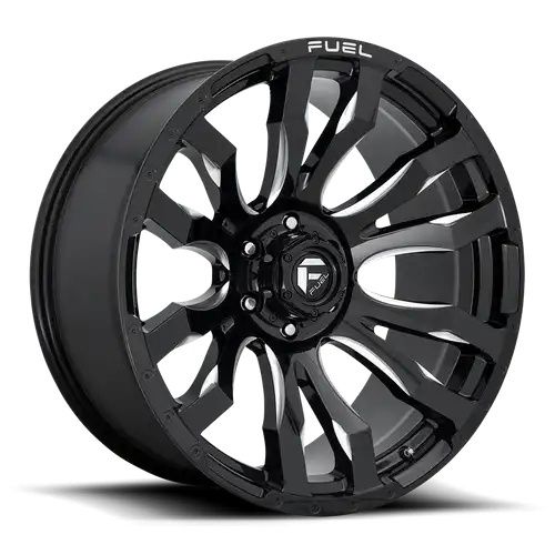 FUEL D673 BLITZ GLOSS BLACK MILLED 5x139.7 20R 10 78.1 -18