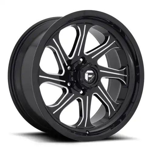 FUEL D676 SEEKER GLOSS BLACK MILLED 6x135 20R 10 87.1 -18
