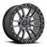 FUEL D680 REBEL MATTE GUN METAL BLACK BEAD RING 6x139.7 22R 9 106.1 20