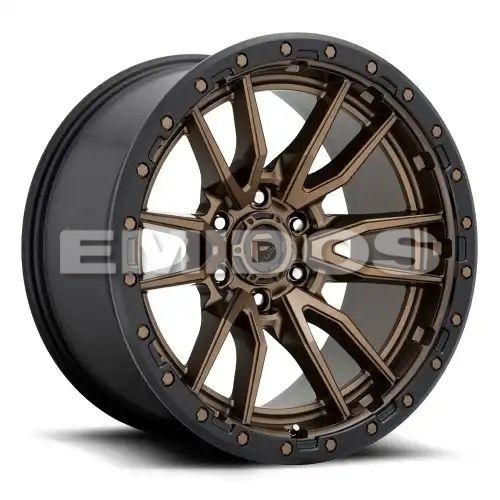FUEL D681 REBEL MATTE BRONZE BLACK BEAD RING 8x180 20R 9 124.2 1