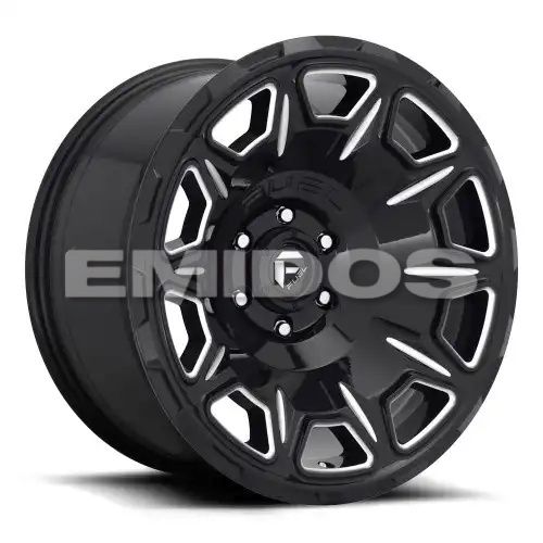 FUEL D688 VENGEANCE GLOSS BLACK MILLED 5x127 20R 9 71.5 1