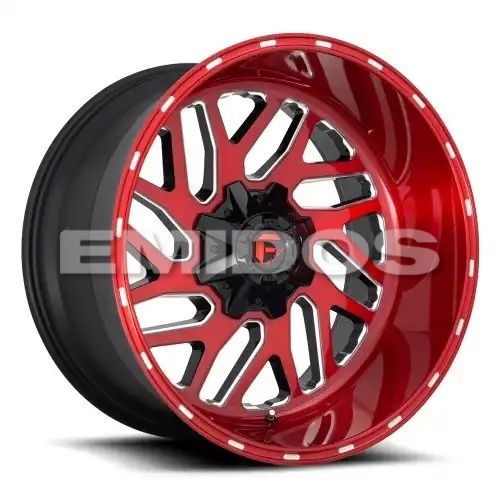 FUEL D691 TRITON CANDY RED MILLED 8x170 20R 10 125.1 -18