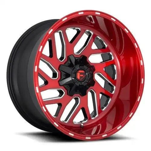 FUEL D691 TRITON CANDY RED MILLED 6x135/139.7 24R 12 106.1 -44