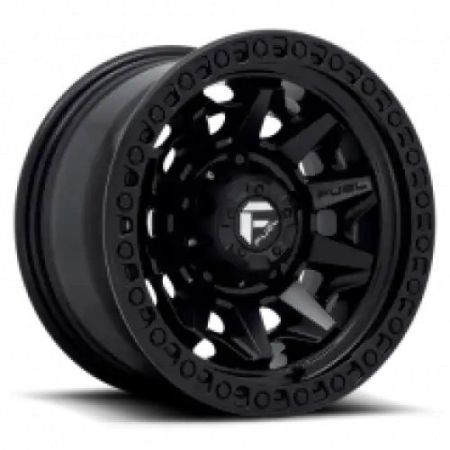FUEL D694 COVERT MATTE BLACK 6x139.7 15R 8 108 -19