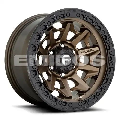 FUEL D696 COVERT MATTE BRONZE BLACK BEAD RING 8x170 17R 9 125.1 1
