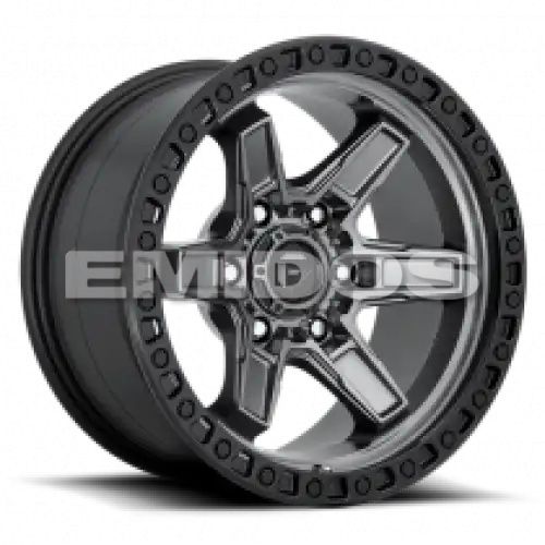 FUEL D698 KICKER MATTE GUN METAL BLACK BEAD RING 6x139.7 20R 10 106.1 -18