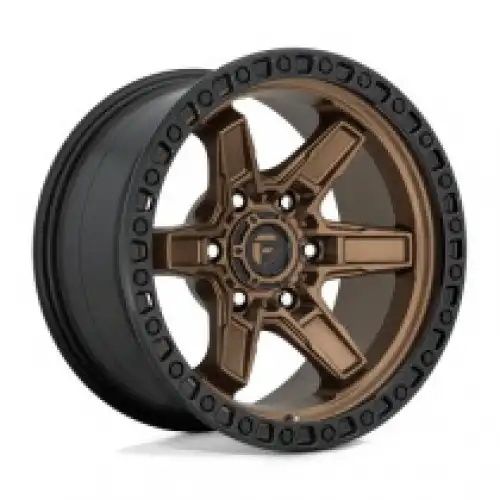 FUEL D699 KICKER MATTE BRONZE BLACK BEAD RING 6x139.7 17R 9 106.1 -12