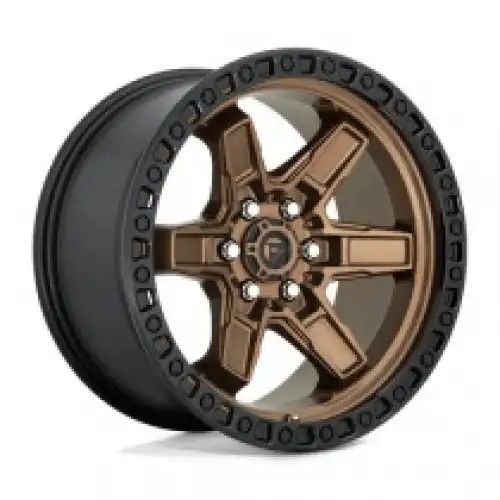 FUEL D699 KICKER MATTE BRONZE BLACK BEAD RING 6x114.3 17R 9 66.06 12