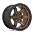 FUEL D699 KICKER MATTE BRONZE BLACK BEAD RING 6x135 17R 9 87.1 -12